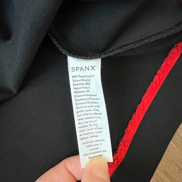 NEW Spanx Perfect Fit & Flare Minidress Black - Picture 9 of 16